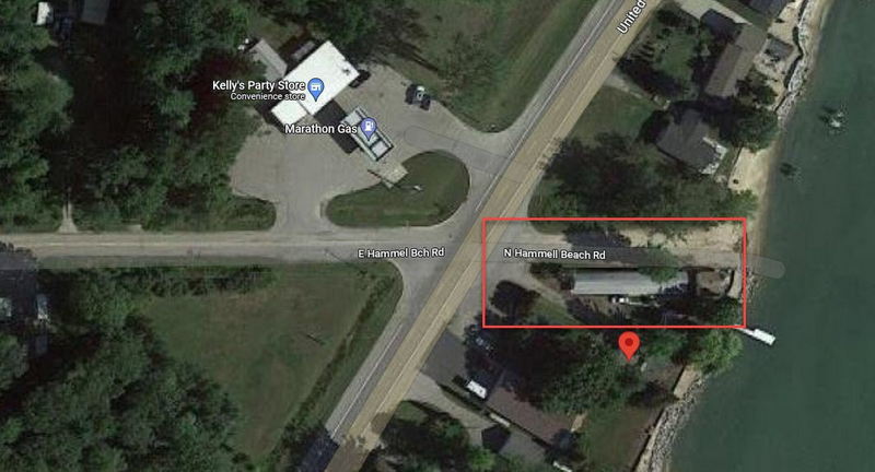 Kaslers Cottages - Aerial Map (newer photo)